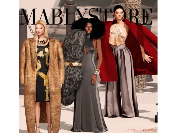 Alpha AUTUMNFALL COLLECTION by Mably - The Sims 4 Custom Content