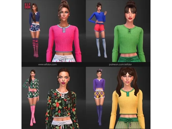 Maxis Match 2023 December 1 xmas eve set - The Sims 4 Custom Content