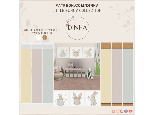 Alpha Little Bunny Collection - The Sims 4 Custom Content