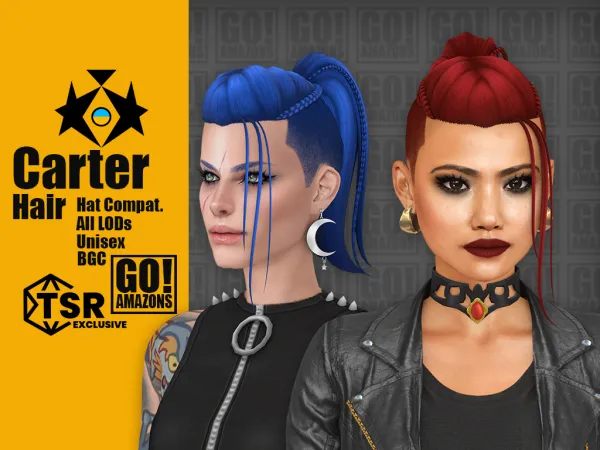 Maxis Match Carter - The Sims 4 Custom Content