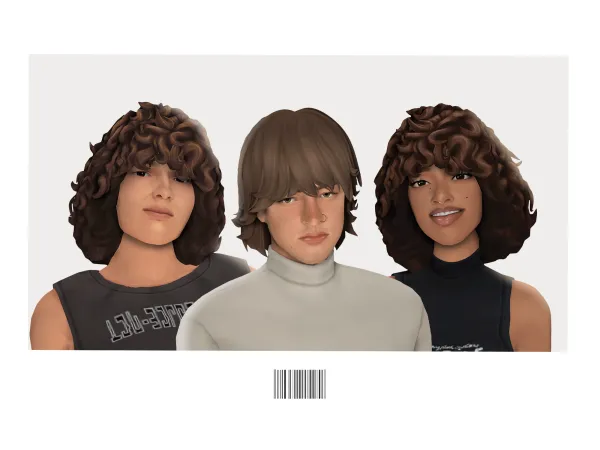 Maxis Match Cyx and Sevyn Hairs by CeeProductions - The Sims 4 Custom Content