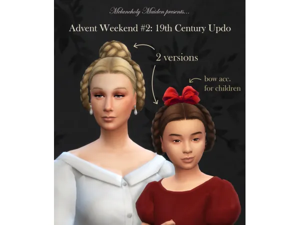 Advent Weekend #2: 19th c. Updo by melancholymaiden