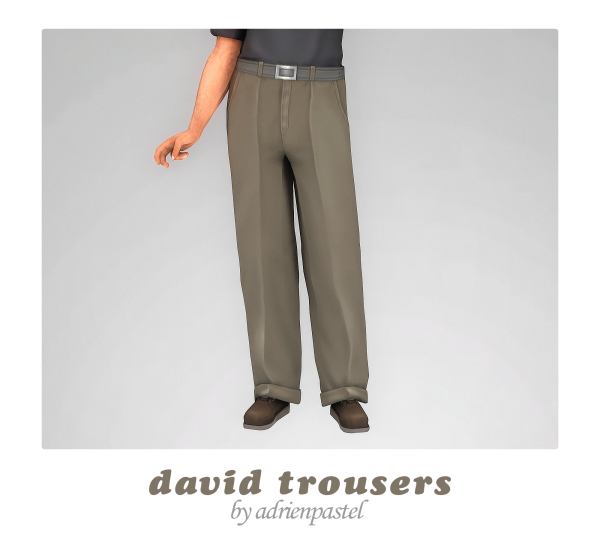 Maxis Match David Trousers by simsfinds - The Sims 4 Custom Content