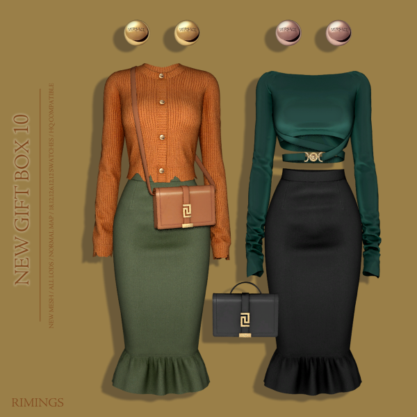Alpha [RIMINGS] NEW GIFT BOX 10 by simsfinds - The Sims 4 Custom Content
