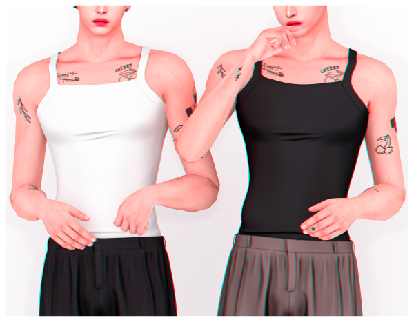 Alpha Drama Top by plbsims - The Sims 4 Custom Content