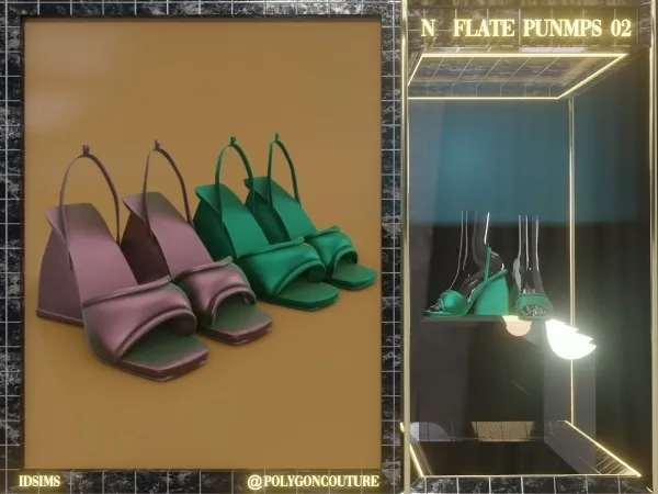 Alpha N'Flate pumps 02 - The Sims 4 Custom Content