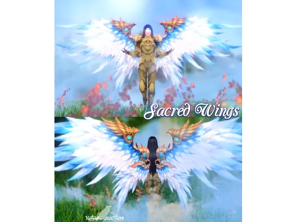 Alpha Sacred wings by natalia_auditore - The Sims 4 Custom Content