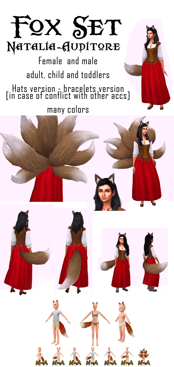 Maxis Match Fox set by simsfinds - The Sims 4 Custom Content