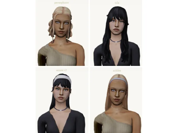 4t2 imvikai hairstyles - The Sims 2 Custom Content