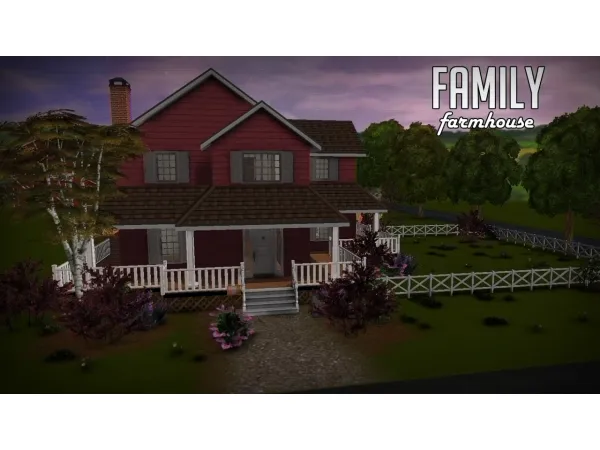 family farmhouse maxis makeover - The Sims 2 Custom Content