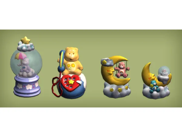 CARE BEARS CLUTTER CARE BEARS NAILS - The Sims 2 Custom Content