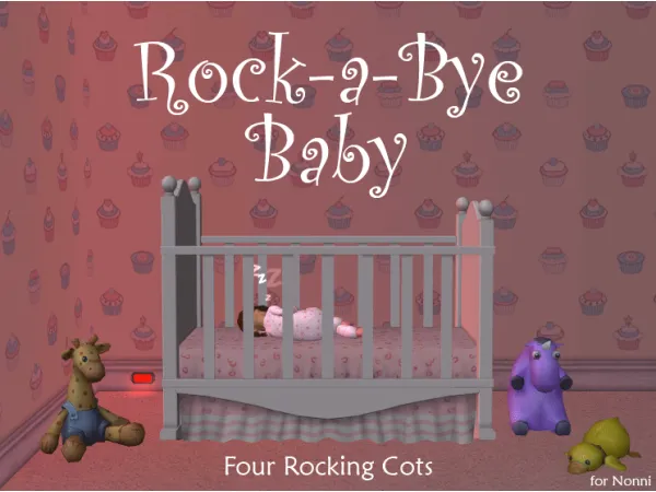 Four Rocking Cots by NixedSims - The Sims 2 Custom Content