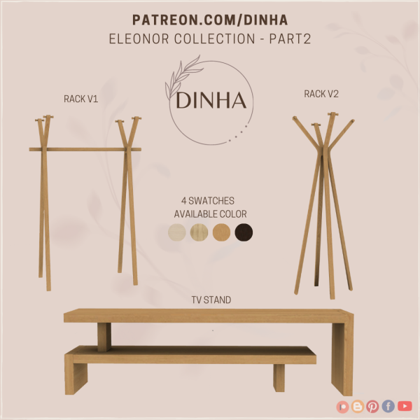 Alpha Eleonor Collection Part2 by dinhagamer - The Sims 4 Custom Content