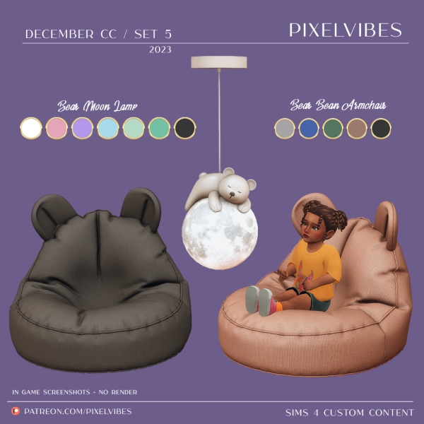 Alpha December ccset 5 by pixelvibes - The Sims 4 Custom Content