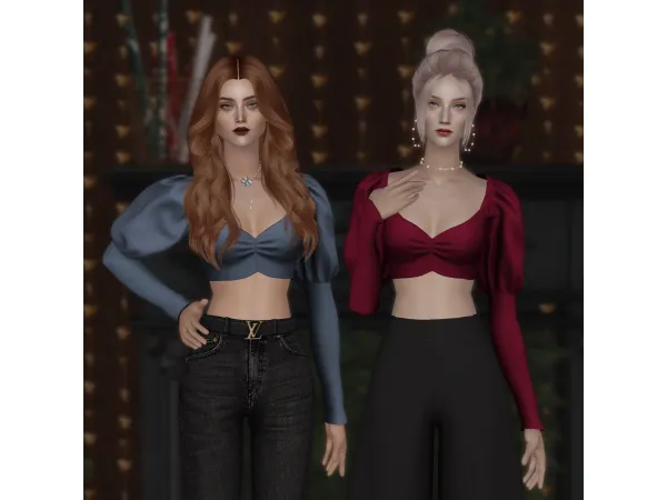 4t2 Simpliciaty Giulietta Top - The Sims 2 Custom Content
