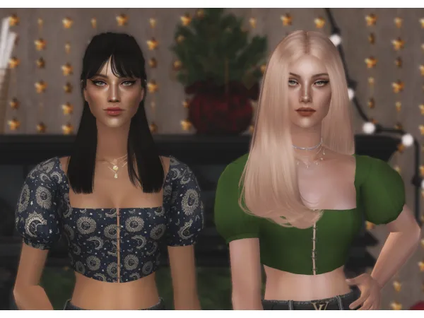 4t2 Simpliciaty Nya Top - The Sims 2 Custom Content