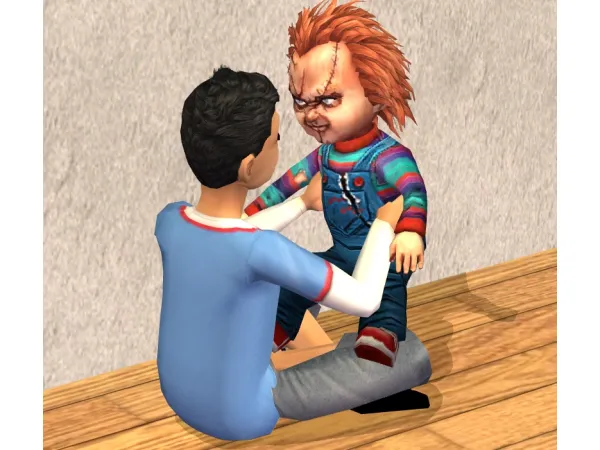Happy Halloween Season Playable Chucky Doll - The Sims 2 Custom Content