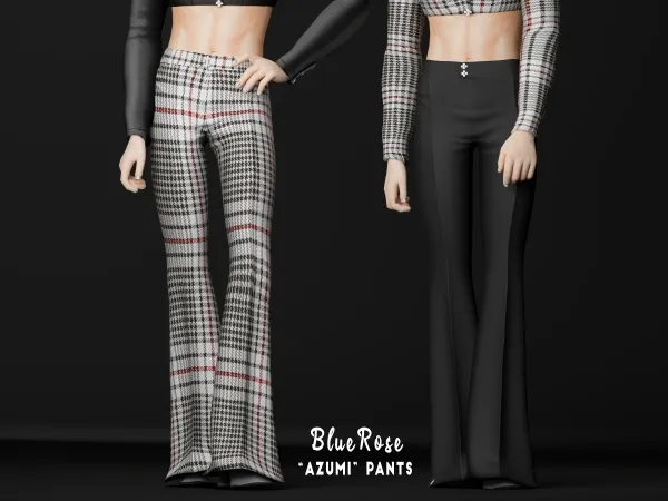 Alpha Azumi Pants Male BRsims by bluerose-sims - The Sims 4 Custom Content