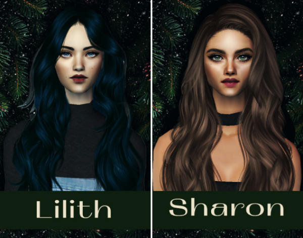 Lilith and Sharon simblr by simsfinds - The Sims 2 Custom Content