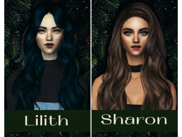 Lilith and Sharon simblr by charlotkas - The Sims 2 Custom Content