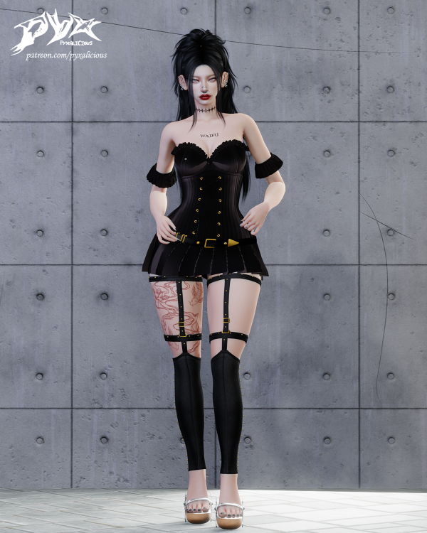 Alpha Femme Fatale Collection by simsfinds - The Sims 4 Custom Content