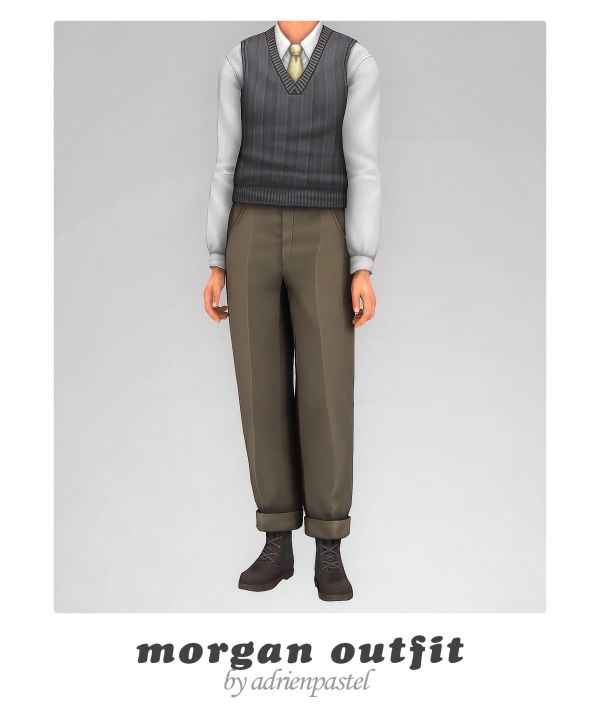 Maxis Match Morgan Outfit by simsfinds - The Sims 4 Custom Content