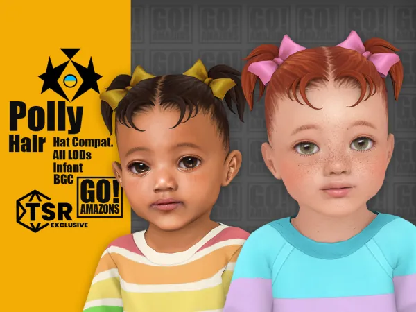 Maxis Match Polly by goamazons - The Sims 4 Custom Content
