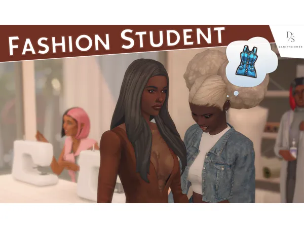 Maxis Match The Fashion Student Mod by Danitysimmer updated - The Sims 4 Custom Content