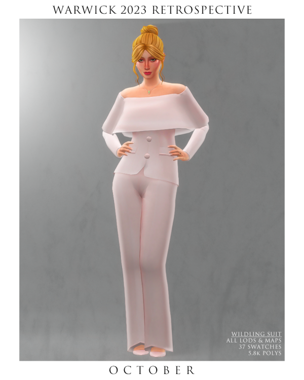Maxis Match OCTOBER Wildling Suit by simsfinds - The Sims 4 Custom Content