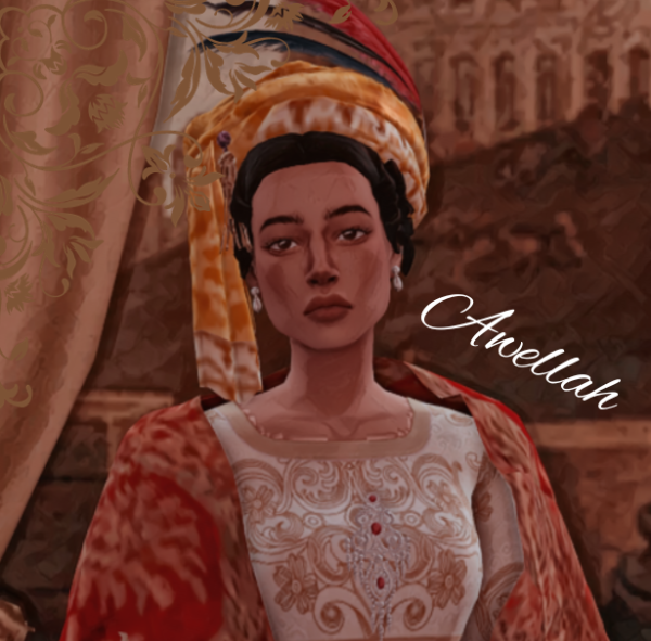 Maxis Match Awellah and Temperance Shawls and Turban by simsfinds - The Sims 4 Custom Content