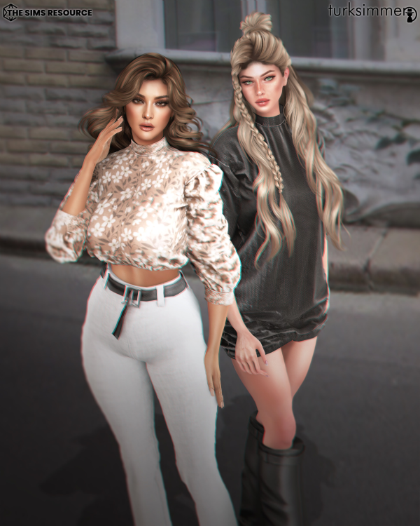 Alpha CLOTHES SET332 by daphsmods - The Sims 4 Custom Content