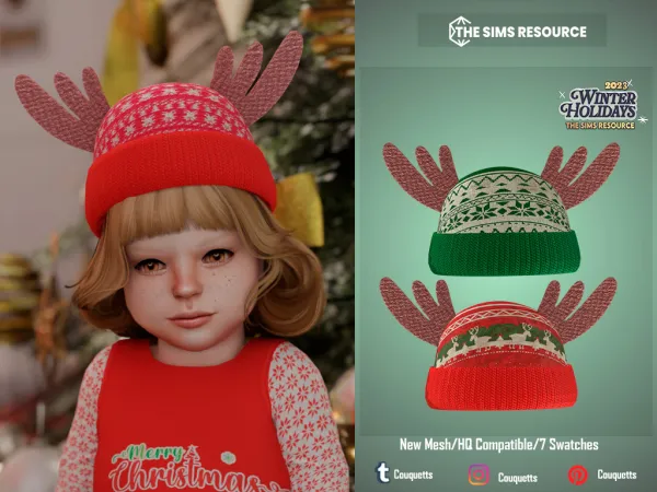 Alpha Merry Christmas set - The Sims 4 Custom Content