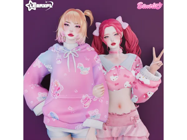 Alpha 50TH SANRIO ANNIVERSARY SETS - The Sims 4 Custom Content