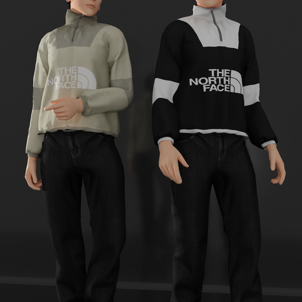 Alpha ANORAK TNF by whimp - The Sims 4 Custom Content