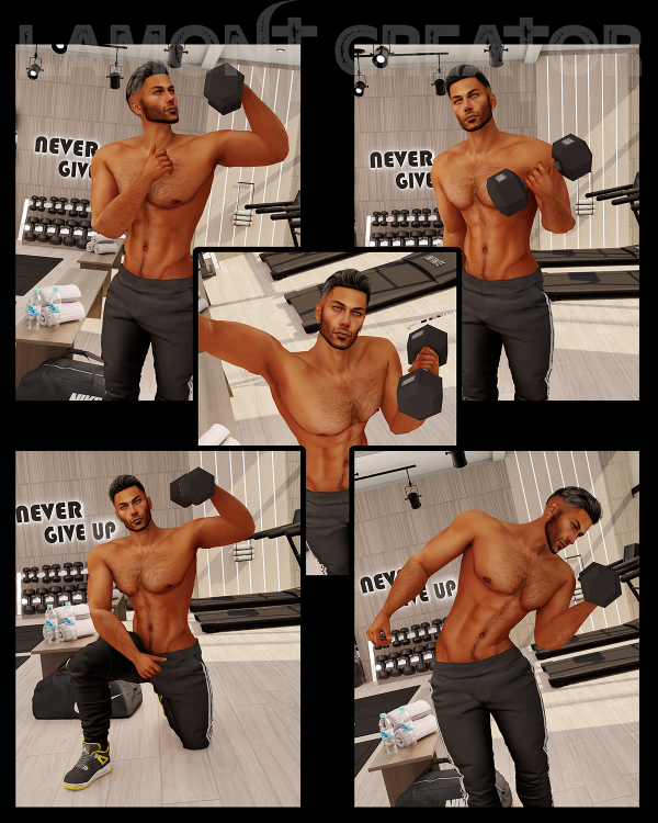 Alpha gym 7 by lamontcreatorr - The Sims 4 Custom Content