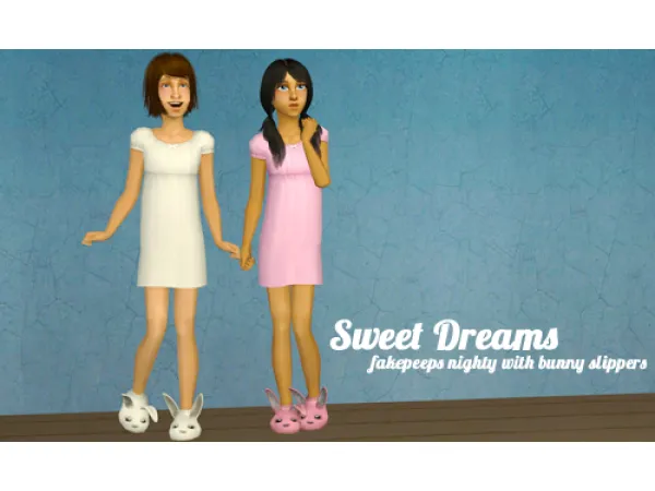 sweet dreams cf sleepwear - The Sims 2 Custom Content