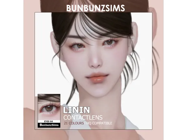 Alpha Linin eyes 21 colours by bunbunzsims - The Sims 4 Custom Content