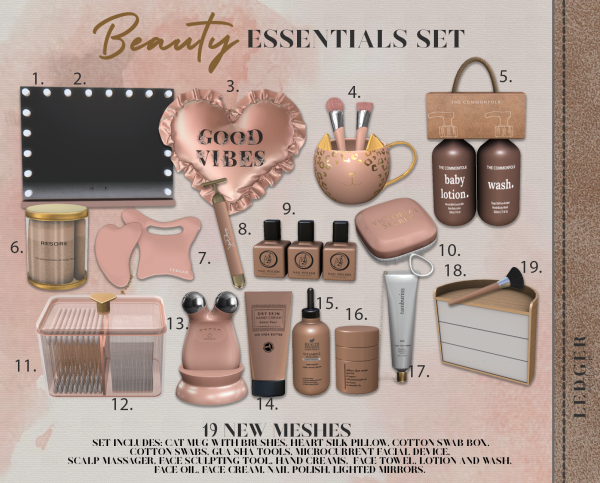 Alpha Beauty Essentials (Workroomatelier tier) by ledger_atelier - The Sims 4 Custom Content
