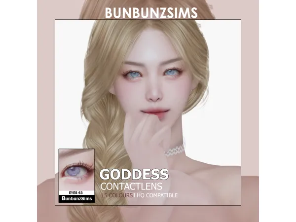 Alpha Goddess eyes 15 colours by bunbunzsims - The Sims 4 Custom Content