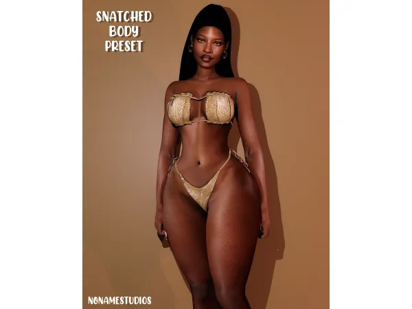 Alpha Snatched Body Preset by nonvmestudios - The Sims 4 Custom Content