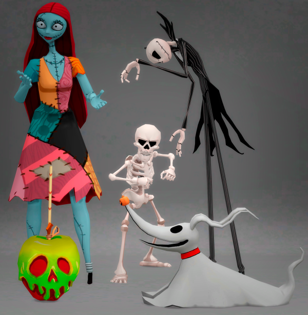 Mix Cutter The Nightmare Before Christmas Jennisims by simsfinds - The Sims 4 Custom Content