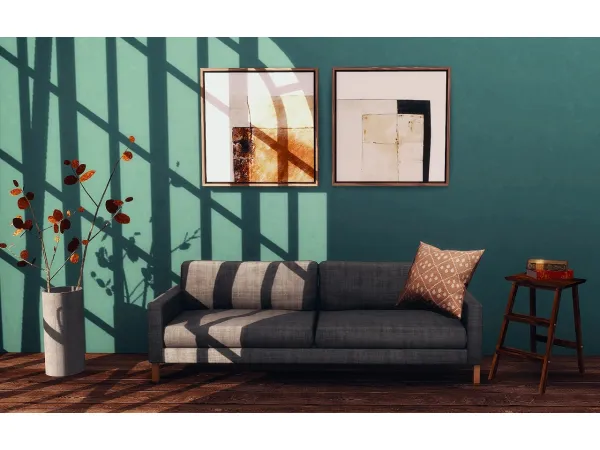 Mix Art Print 001 by simsfinds - The Sims 4 Custom Content