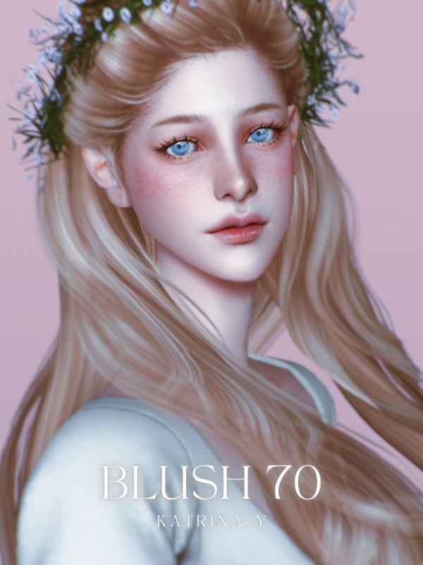 Alpha blush 70 by katrina-y - The Sims 4 Custom Content