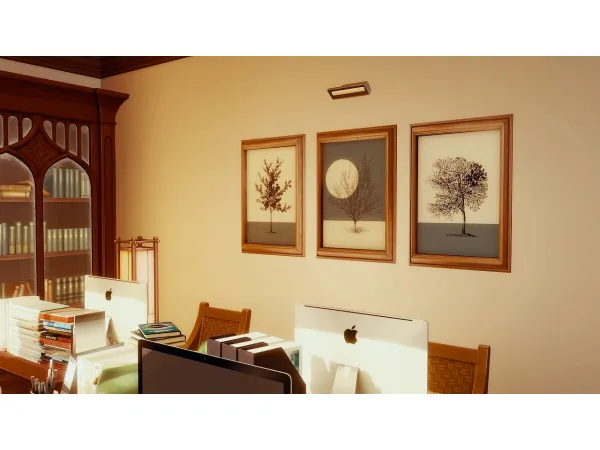 Mix Tree Art Paintings by simsfinds - The Sims 4 Custom Content