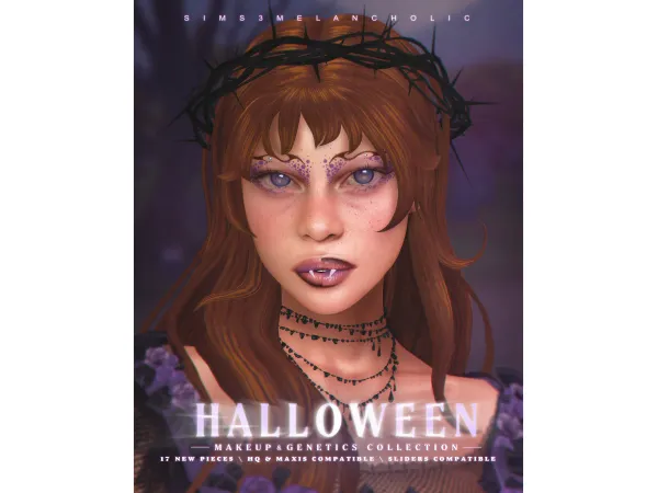 🎃 HALLOWEEN MAKEUP & GENETICS COLLECTION 🎃 by sims3melancholic