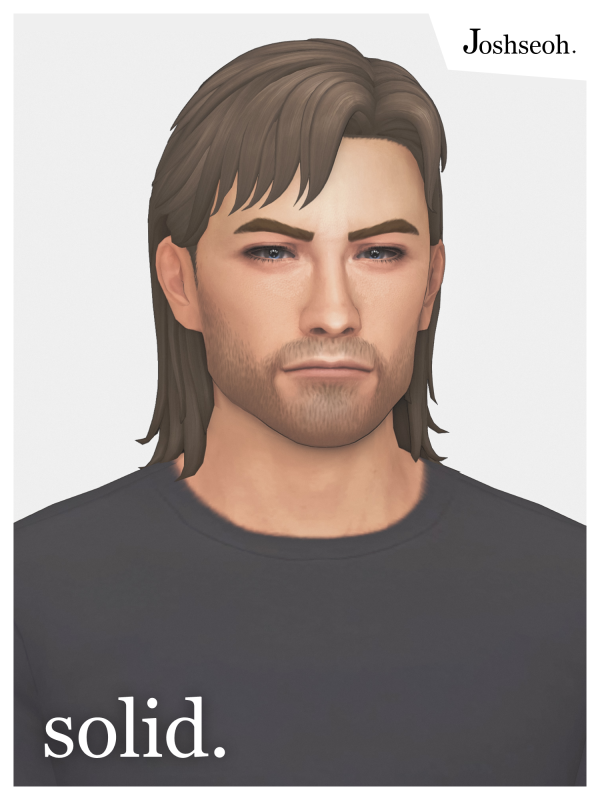 Maxis Match Solid Hair (Hair Commissions) by simsfinds - The Sims 4 Custom Content