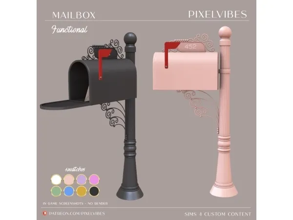 Alpha Mailbox - The Sims 4 Custom Content