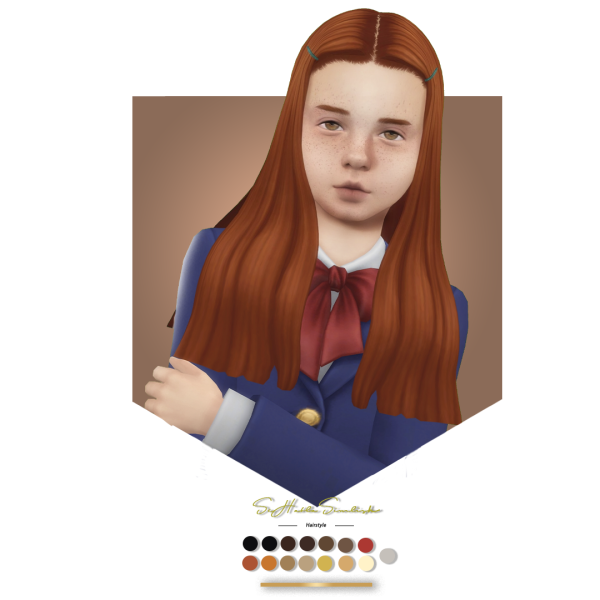 Maxis Match Mandy Hairtyle by simsfinds - The Sims 4 Custom Content