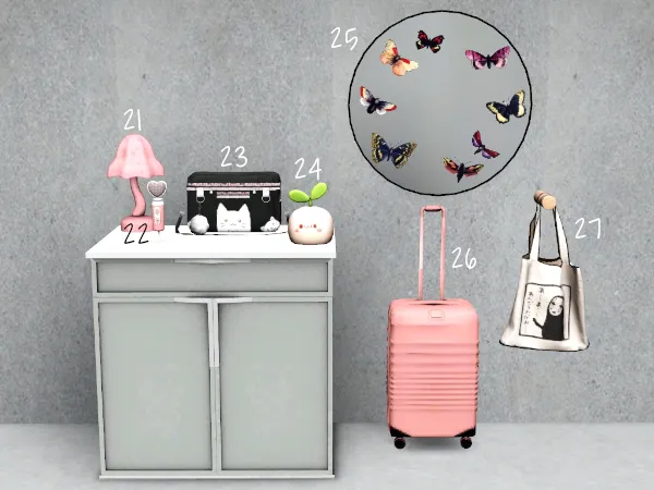WanderingSims Fave Cute Decor List - The Sims 3 Custom Content