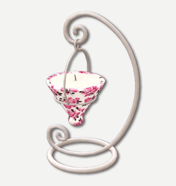 Mix Floral designed pottery candle holders by simsfinds - The Sims 4 Custom Content